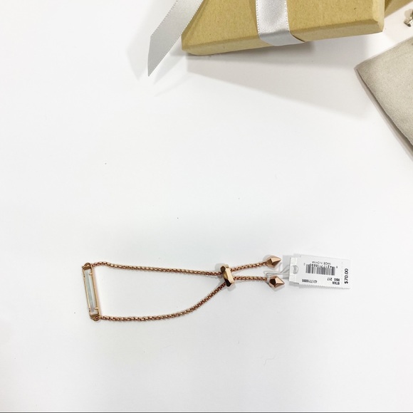 Kendra Scott Stan rose gold Ivory Pearl bracelet - Picture 6 of 6